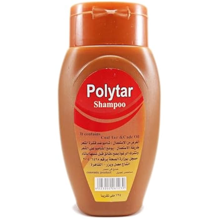 Polytar Shampoo Hair Anti Dandruff Scalp Cleanser Itching Eczema Psoriasis Lice Hair Skin Protection ShowerCare (2 Packages) - Image 3